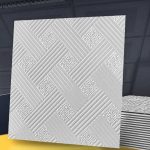 تصویر تایل گچی حصیری