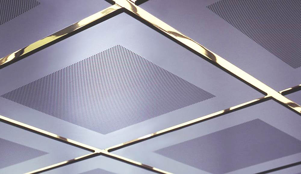 تصویر تایل گچی ساده کناف