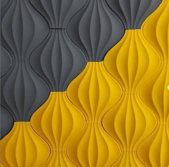 تصویر دیوارپوش گچی ساده